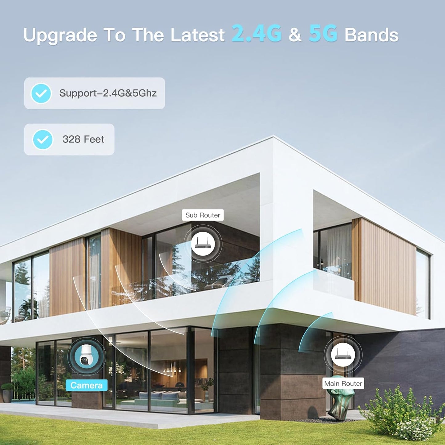 š„š„š„LAST DAY ONLY 49% OFFš„š„-4MP Light Bulb Security Camera 5G&2.4GHz Wireless Outdoor Indoor Camera with Night Vision
