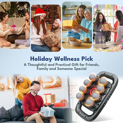 💥only $45.99 Last Day Promotion!-🔥16-Head Deep Tissue Massage Gun with 30 Speeds